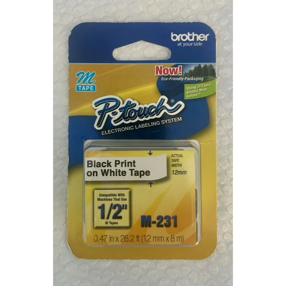 Brother M231 P-touch Label Tape 1/2